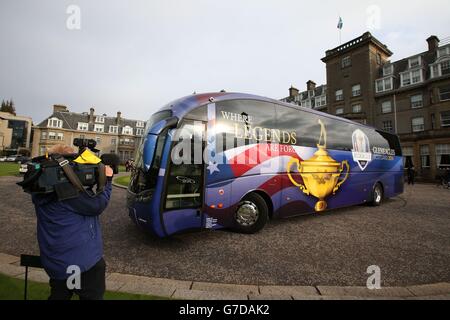 Golf - Geschenk zum 40. Ryder Cup - Termine - Gleneagles Stockfoto