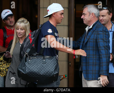 Golf - Geschenk zum 40. Ryder Cup - USA Team Abfahrt - Gleneagles Stockfoto