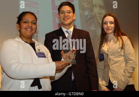 David Miliband - Excellence in Städten Champion Award Stockfoto