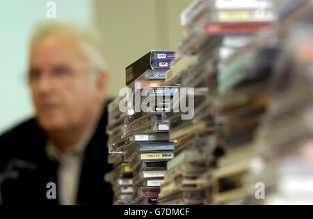 Pete Waterman Musik downlaoding Stockfoto