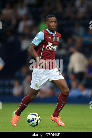 Nathaniel Chalobah von Burnley während des Spiels der Barclays Premier League im Hawthorns, West Bromwich. DRÜCKEN Sie VERBANDSFOTO. Bilddatum: Sonntag, 28. September 2014. Siehe PA Geschichte FUSSBALL West Brom. Bildnachweis sollte lauten: Nick Potts/PA Wire. Stockfoto