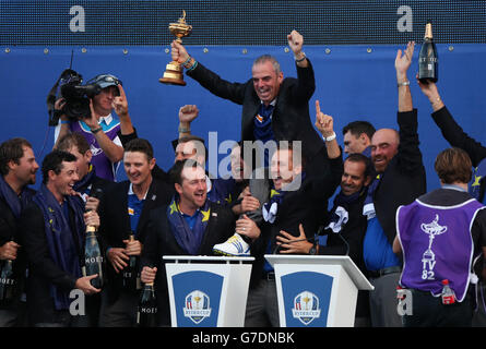 Golf - Geschenk zum 40. Rydercup - Tag drei - Gleneagles Stockfoto