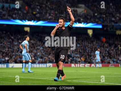 Fußball - UEFA Champions League - Gruppe E - Manchester City gegen Roma - Etihad Stadium Stockfoto