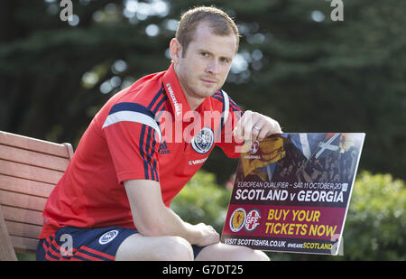 Fußball - UEFA Euro 2016 - Qualifikation - Gruppe D - Schottland V Georgia - Schottland-Media-Aktivitäten - Mar Hall Hotel Stockfoto