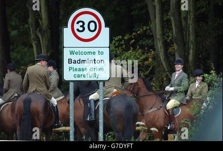 House Of Lords, auf lizenzierten Fox-Jagden zu drängen Stockfoto