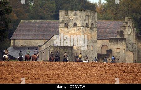 Beaufort Hunt bei Badminton Stockfoto