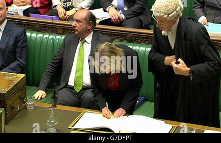 Liz McInnes erster Tag bei House Of Commons Stockfoto