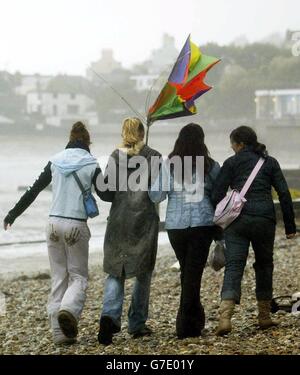 Stürme in Lyme Regis Stockfoto