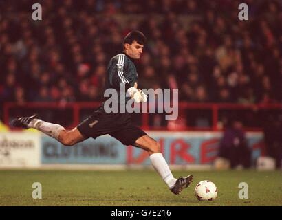 Fußball... Carling Premiership Liga... Nottingham Forest gegen Newcastle United Stockfoto