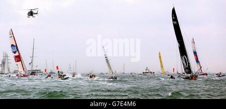 Vendée Globe Segeln Stockfoto