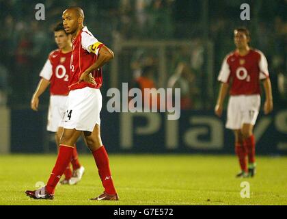 Panathinaikos gegen Arsenal Stockfoto