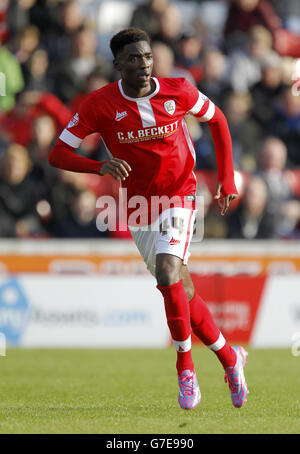 Fußball - Sky Bet Championship - Barnsley gegen Bradford City - Oakwell. Devante Cole, Barnsley Stockfoto