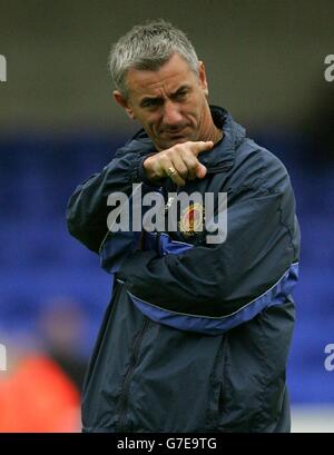 Chester City Manager Ian Rush vor dem Coca-Cola League One Spiel gegen Leyton Orient im Deva Stadium, Chester. KEINE INOFFIZIELLE CLUB-WEBSITE. Stockfoto