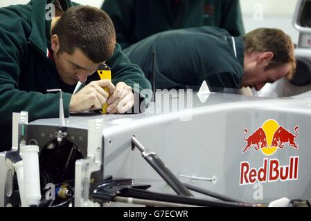 Red Bull kaufen Jaguar F1 Racing & Engineering Stockfoto