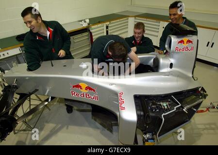 Red Bull kaufen Jaguar F1 Racing & Engineering Stockfoto