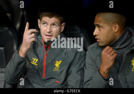 Fußball - UEFA Champions League - Gruppe B - Real Madrid V Liverpool - Santiago Bernabeu Stockfoto