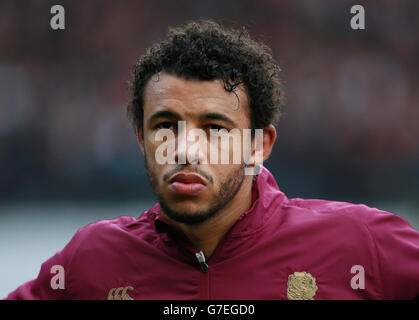 Rugby Union - QBE International 2014 - England / Neuseeland - Twickenham. Englands Courtney Lawes während der QBE International in Twickenham, London. Stockfoto