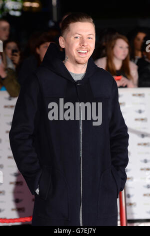 Mobo Awards 2014 - London. Professor Green bei den Mobo Awards 2014 in der SSE Arena in Wembley, London. Stockfoto