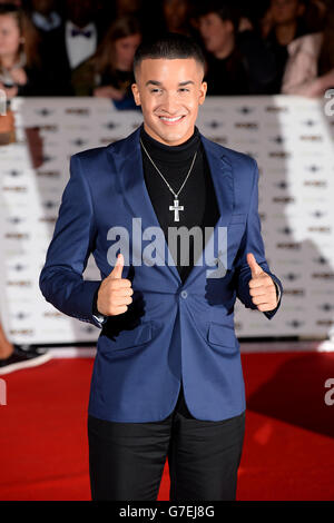 Jahmene Douglas bei der Ankunft bei den Mobo Awards 2014 in der SSE Arena in Wembley, London. Stockfoto