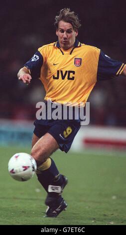 Fußball. Carling Premiership. Nottingham Forest -V- Arsenal. Paul Merson, Arsenal Stockfoto