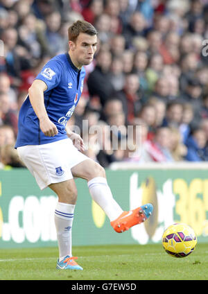 Evertons Seamus Coleman während des Spiels der Barclays Premier League im Stadium of Light, Sunderland. DRÜCKEN Sie VERBANDSFOTO. Bilddatum: Sonntag, 9. November 2014. Siehe PA Geschichte FUSSBALL Sunderland. Bildnachweis sollte Owen Humphreys / PA Wire lesen. . . Stockfoto