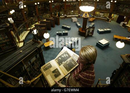 Beatles dokumentiert Liverpool Central Library Stockfoto