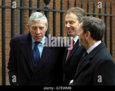 Blair Blunkett und Stroh Stockfoto