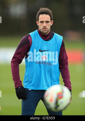 Fußball - International under 21 Friendly - England gegen Portugal - England U21 Trainings- und Pressekonferenz - St. George's Park. Danny von England U21 wird während einer Trainingseinheit im St. George's Park, Burton Upon Trent, trainiert. Stockfoto