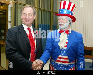 Geoff Hoon - US-Wahl Stockfoto