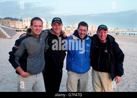 Vendée Globe rund um die Welt Segeln Stockfoto