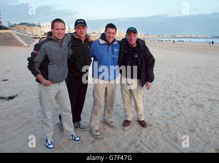 Vendée Globe rund um die Welt Segeln Stockfoto