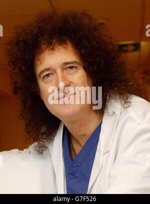 Brian May Royal Marsden Stockfoto