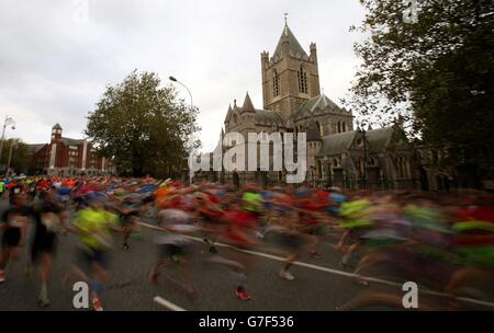 Leichtathletik - 35. Dublin City Marathon Stockfoto