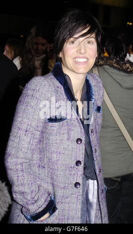 Die texanische Sängerin Sharleen Spitteri bei der Scottish BAFTA Awards Zeremonie im Radisson Hotel in Glasgow. Stockfoto