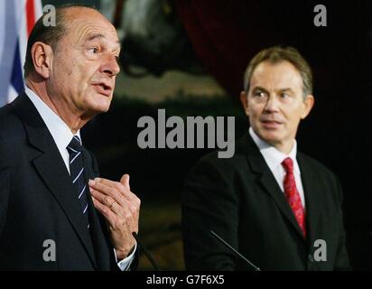 Staatsbesuch von Präsident Jacques Chirac Stockfoto
