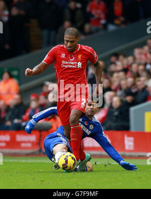 Fußball - Barclays Premier League - Liverpool V Chelsea - Anfield Road Stockfoto