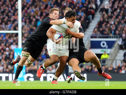 Rugby Union - QBE International 2014 - England / Neuseeland - Twickenham. Englands Billy Vunipola während der QBE International in Twickenham, London. Stockfoto