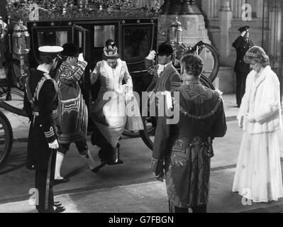 Royalty - Zustand-Öffnung des Parlaments - Palast von Westminster Stockfoto