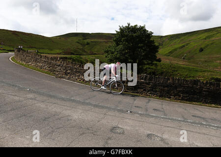 Tour de France Vorbereitung Stockfoto