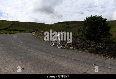 Tour de France Vorbereitung Stockfoto