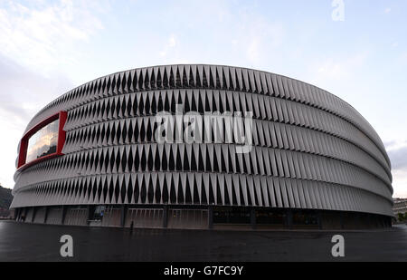 Fußball - UEFA Champions League - Gruppe H - Athletic Bilbao / FC Porto - San Mames Stadium. Gesamtansicht des Stadions San Mames Stockfoto