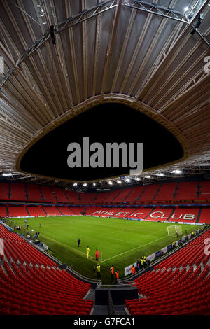 Fußball - UEFA Champions League - Gruppe H - Athletic Bilbao / FC Porto - San Mames Stadium. Gesamtansicht des Stadions San Mames Stockfoto