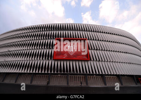 Fußball - UEFA Champions League - Gruppe H - Athletic Bilbao / FC Porto - San Mames Stadium. Gesamtansicht des Stadions San Mames Stockfoto