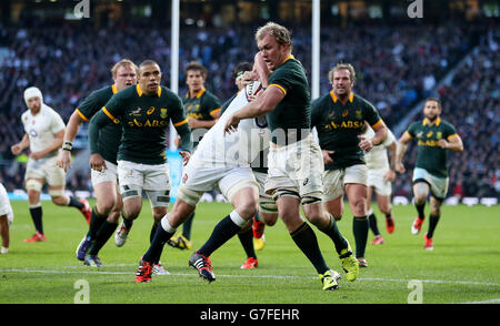 Rugby Union - QBE International 2014 - England / Südafrika - Twickenham. Südafrikas Schalk Burger während der QBE International in Twickenham, London. Stockfoto