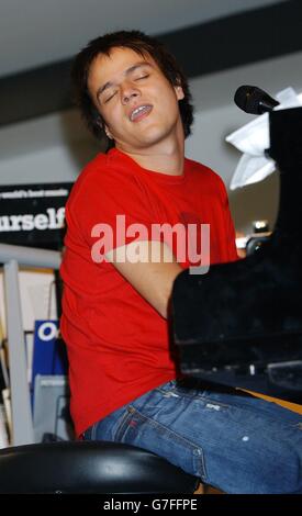 Jamie Cullum "Ewige Liebe" bei HMV Stockfoto