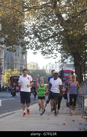 Vodafone firsts Programm. S Poppy Appeal. Stockfoto