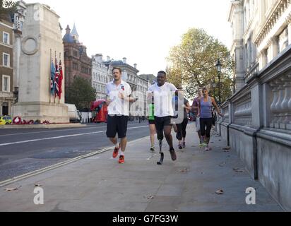 Vodafone firsts Programm. S Poppy Appeal. Stockfoto