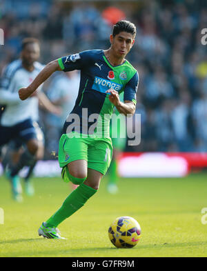 Ayoze Perez von Newcastle United während des Spiels der Barclays Premier League im Hawthorns, West Bromwich. DRÜCKEN Sie VERBANDSFOTO. Bilddatum: Sonntag, 9. November 2014. Siehe PA Geschichte FUSSBALL West Brom. Bildnachweis sollte David Davies/PA Wire lesen. . . Stockfoto