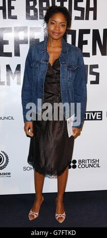 Naomie Harris kommt zu den 7. Jährlichen British Independent Film Awards im Hammersmith Palais im Westen Londons an. Stockfoto