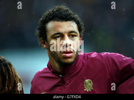 Englands Courtney Lawes während der QBE International in Twickenham, London. Stockfoto